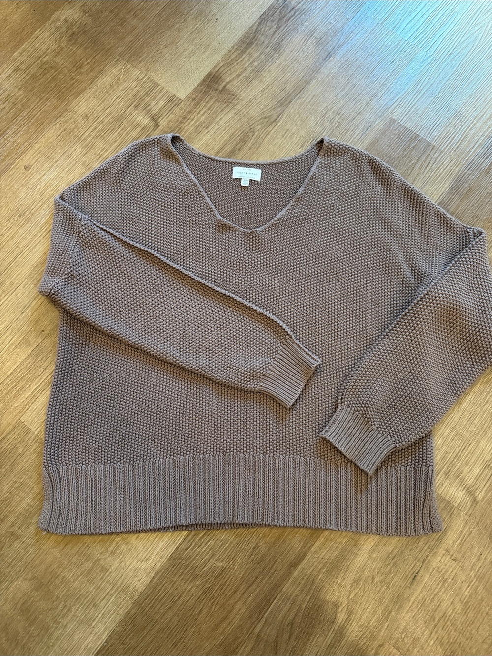 Lucky Brand V-Neck Knit Sweater M